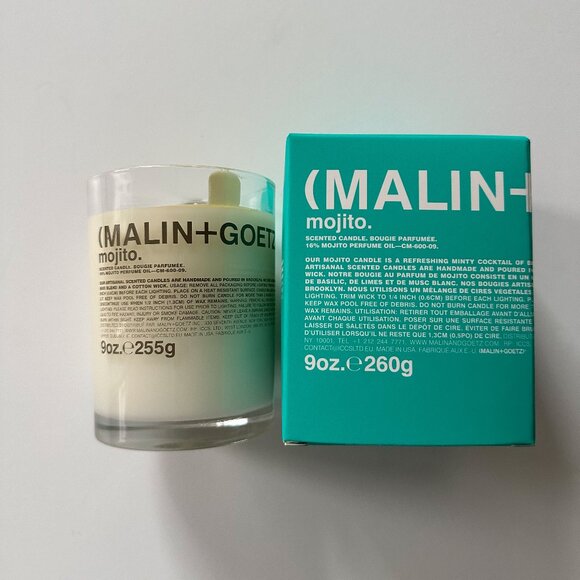 MALIN + GOETZ Mojito Candle 9 oz / 260g New in Box - Picture 1 of 3